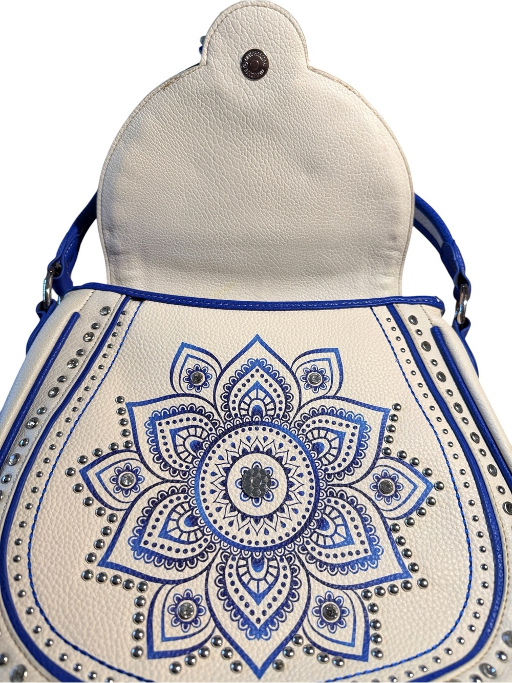 Montana West Embroidered Tribal Mandala Design Shoulder Bag - Picture 9 of 16